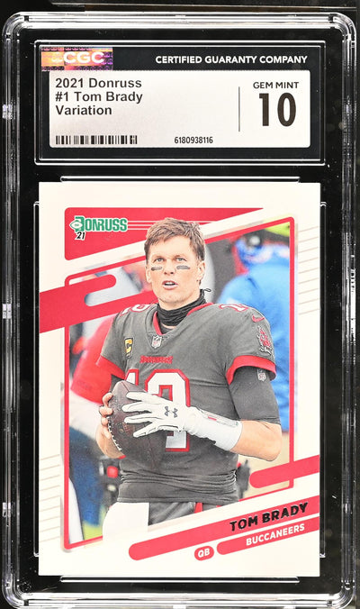 2021 Donruss #1 Tom Brady CGC 10