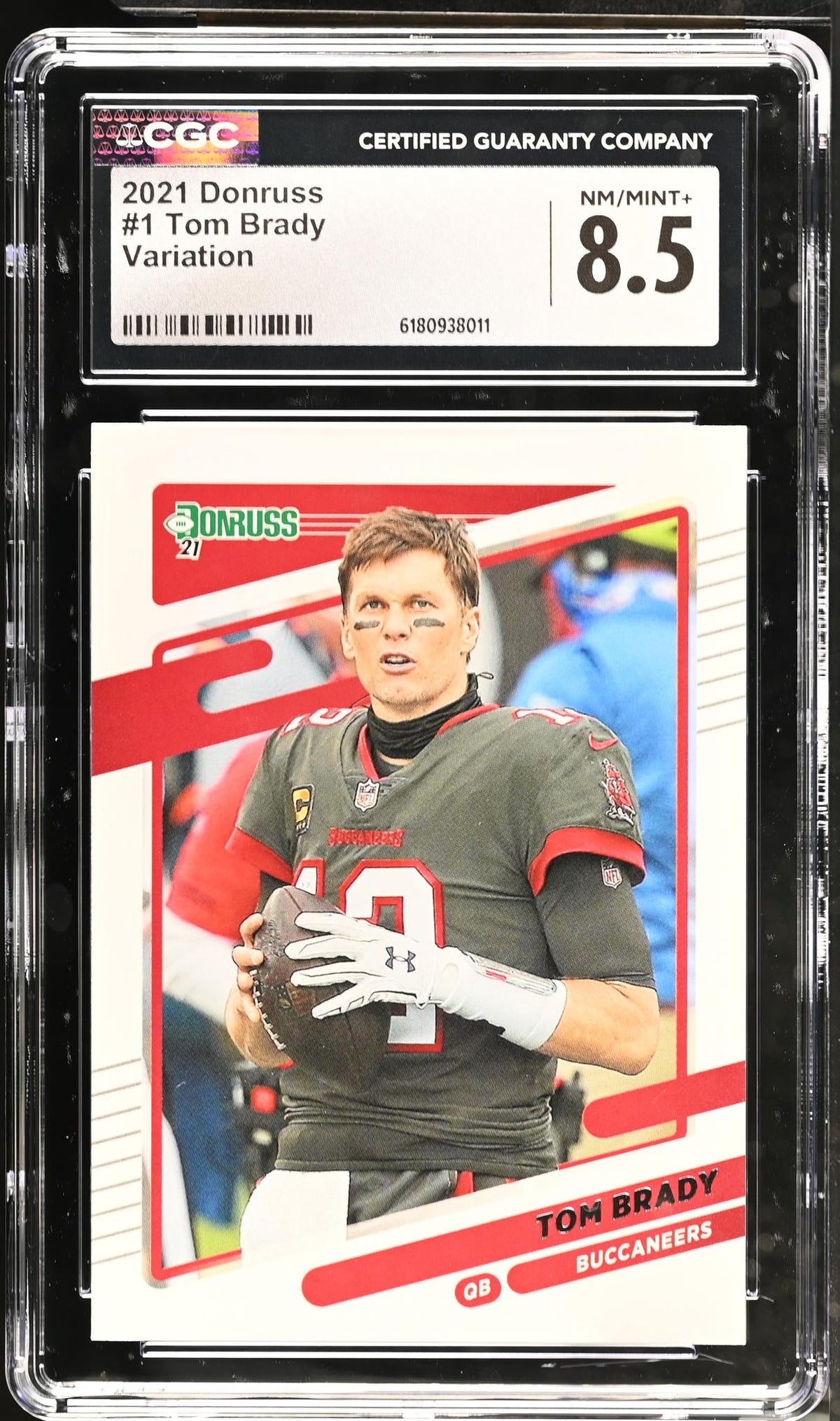 2021 Donruss #1 Tom Brady Variation CGC 8.5