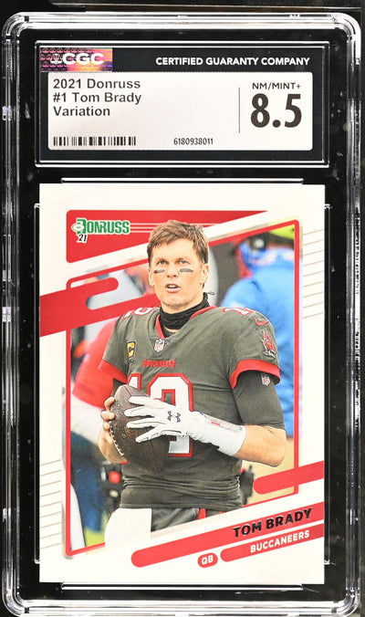 2021 Donruss #1 Tom Brady Variation CGC 8.5