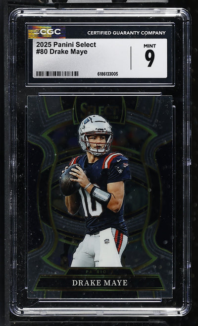 2025 Select #80 Drake Maye Concourse CGC 9
