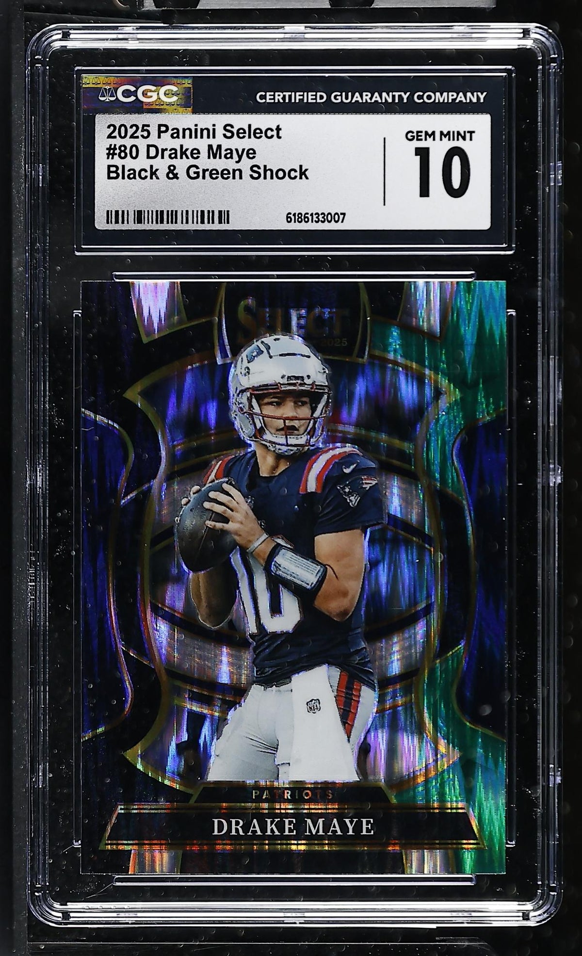 2025 Select #80 Drake Maye Concourse CGC 10