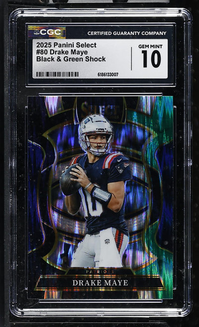 2025 Select #80 Drake Maye Concourse CGC 10