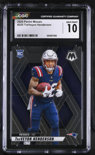 2025 Mosaic #325 TreVeyon Henderson CGC 10