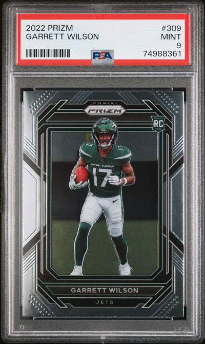 2022 Panini Prizm Garrett Wilson #309 PSA 9