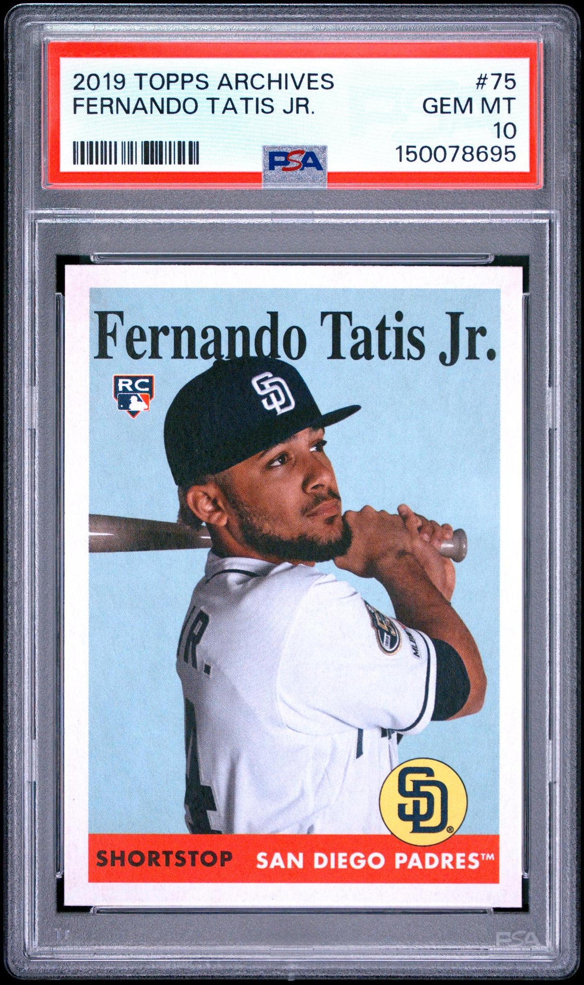 2019 Topps Archives Fernando Tatis Jr. #75 PSA 10