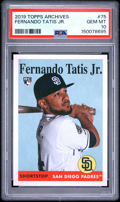 2019 Topps Archives Fernando Tatis Jr. #75 PSA 10