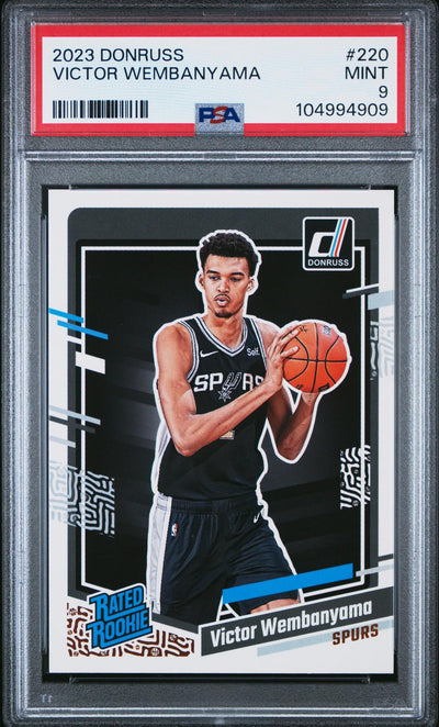 2023 Panini Donruss Rated Rookie Victor Wembanyama #220 PSA 9