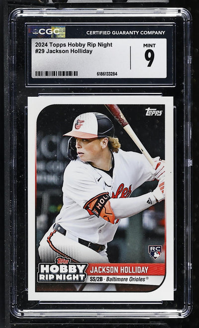2024 Topps Hobby Rip Night Jackson Holliday #29 RC CGC