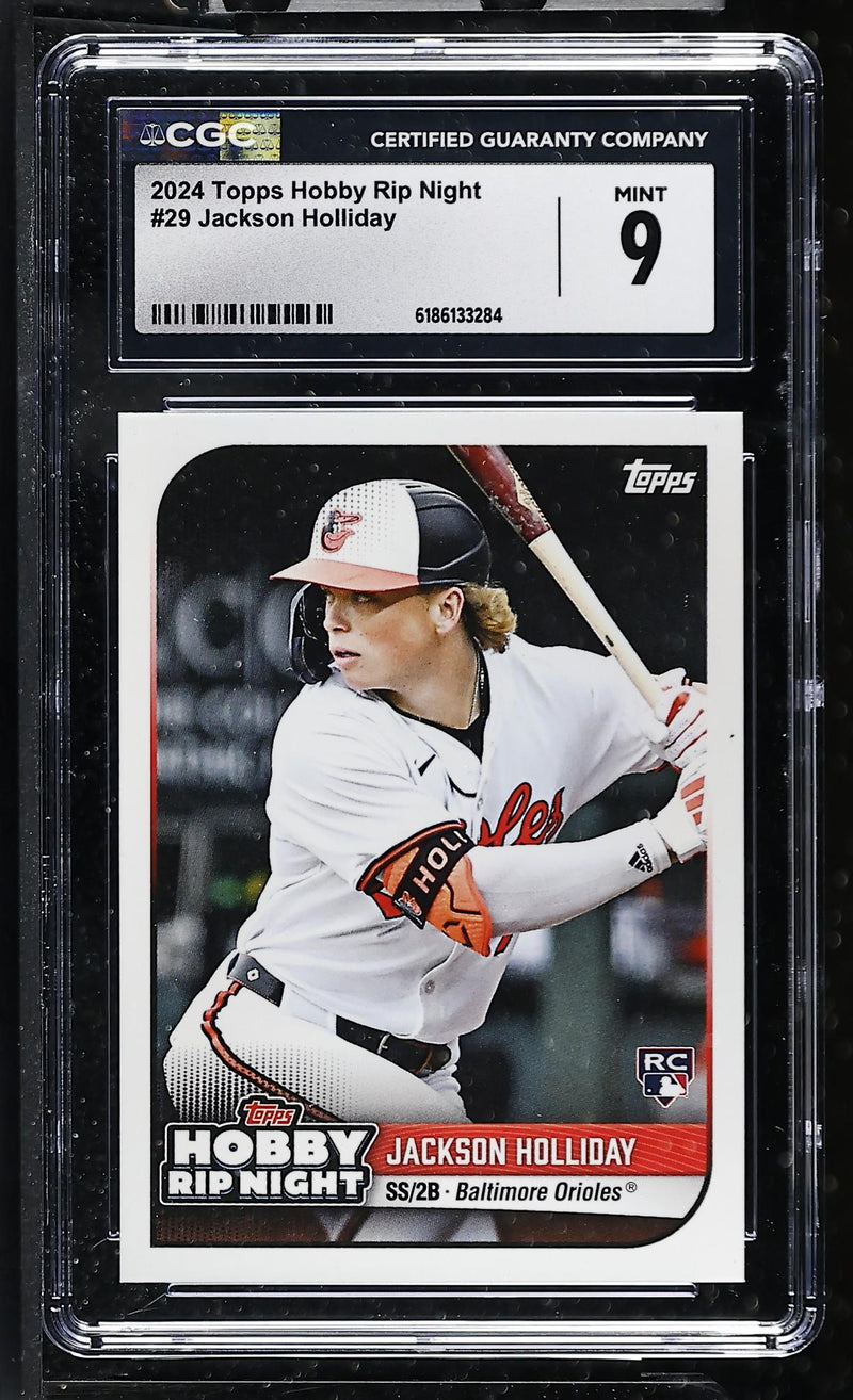 2024 Topps Hobby Rip Night Jackson Holliday #29 RC CGC