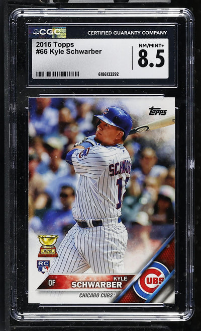 2016 Topps Kyle Schwarber #66 Rookie CGC 8.5