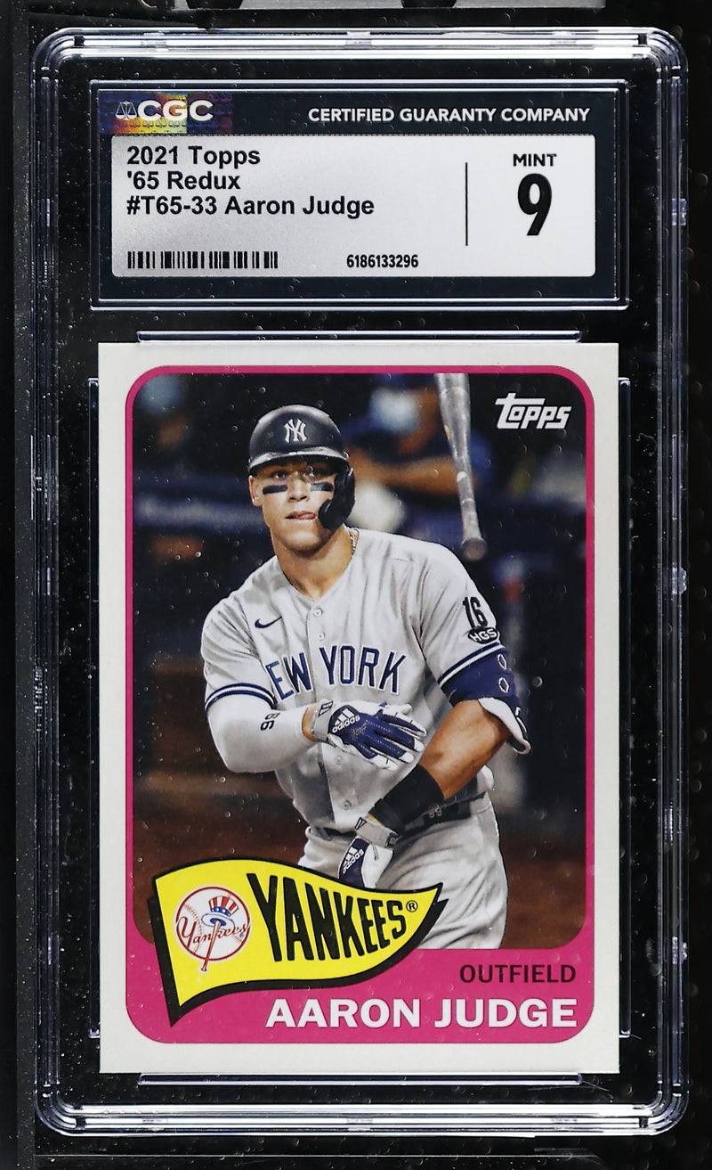 2021 Topps Aaron Judge #T65-33 '65 Redux CGC 9