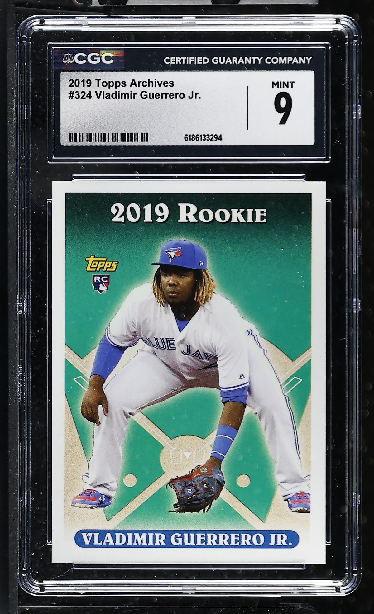 2019 Topps Archives Vladimir Guerrero Jr. #324 Rookie CGC 9