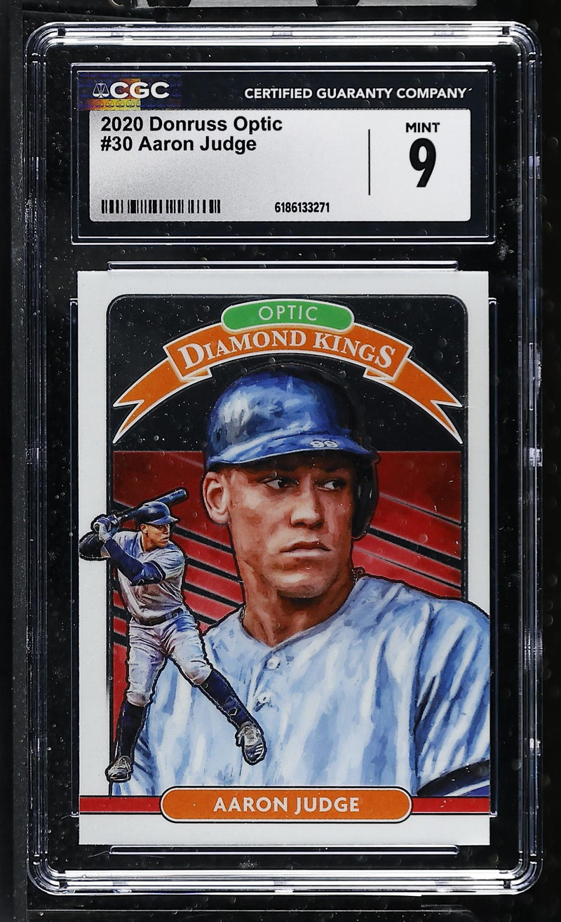 2020 Panini Donruss Optic Aaron Judge #30 Diamond Kings CGC 9