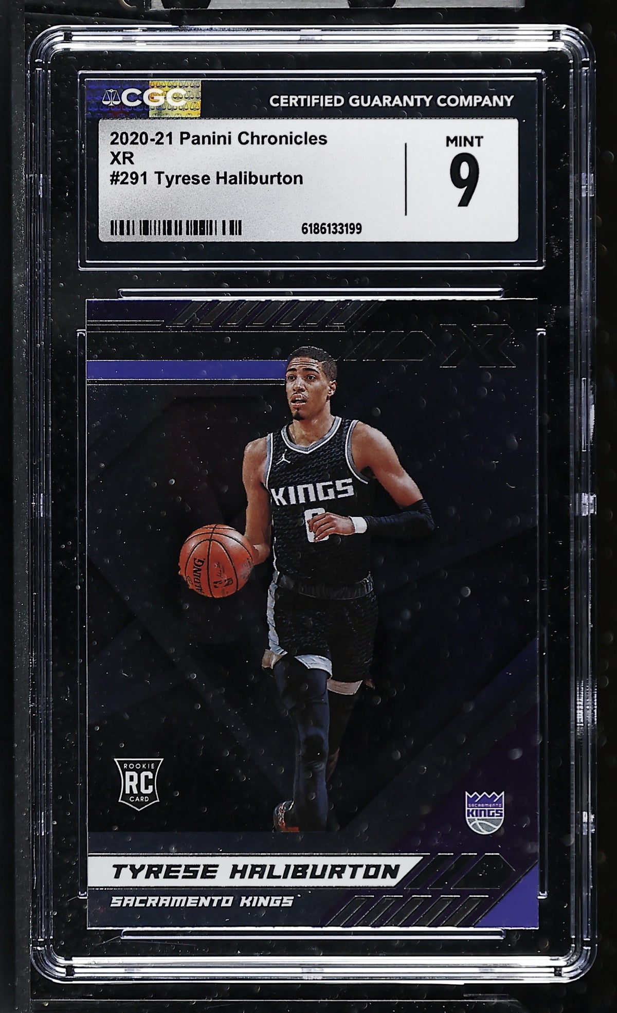 2020-21 Panini Chronicles XR Tyrese Haliburton #291 Rookie CGC 9