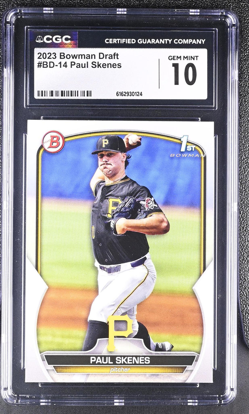 2023 Bowman Draft Paul Skenes 1st Bowman #BD-14 CGC 10