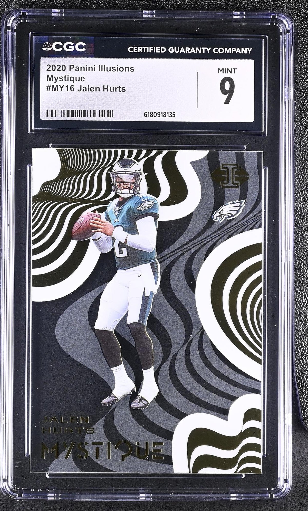 2020 Panini Illusions Mystique Jalen Hurts #MY16 CGC 9