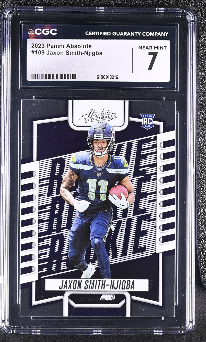 2023 Panini Absolute Jaxon Smith-Njigba #109 Rookie CGC 7