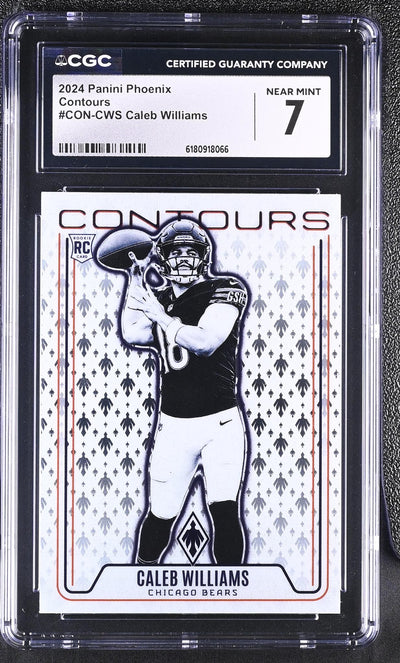 2024 Panini Phoenix Contours Caleb Williams #CON-CWS Rookie CGC 7