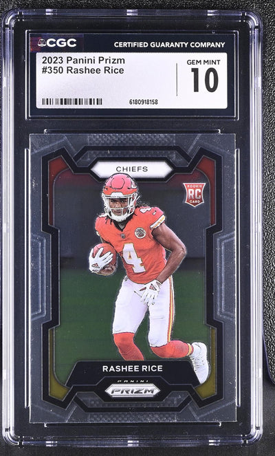 2023 Panini Prizm Rashee Rice #350 Rookie RC CGC 10