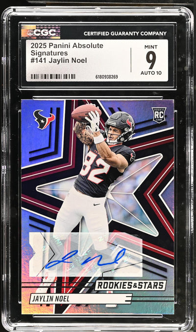 2025 Panini Absolute Signatures Jaylin Noel #141 RC Auto CGC 9