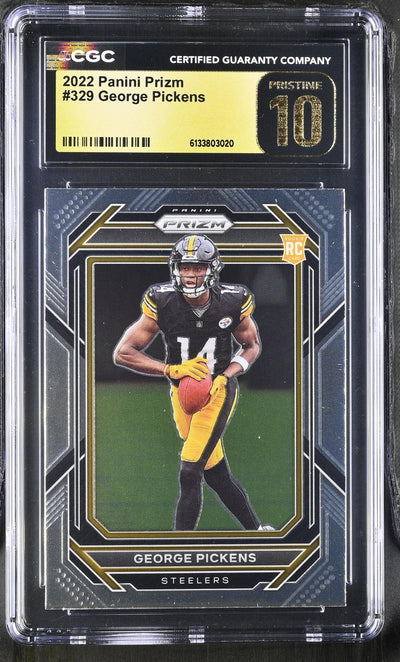 2022 Panini Prizm George Pickens #329 RC CGC 10