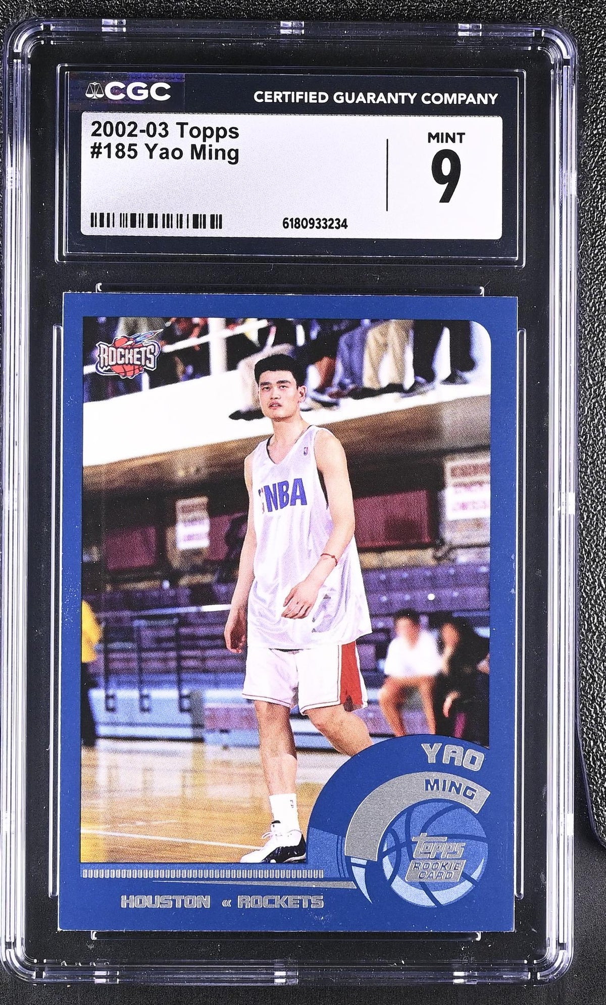 2002-03 Topps Yao Ming #185 Rookie CGC 9