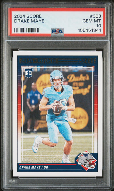 2024 Drake Maye #303 PSA 10