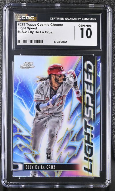 2025 Topps Cosmic Chrome Light Speed Elly De La Cruz #LS-2 CGC 10