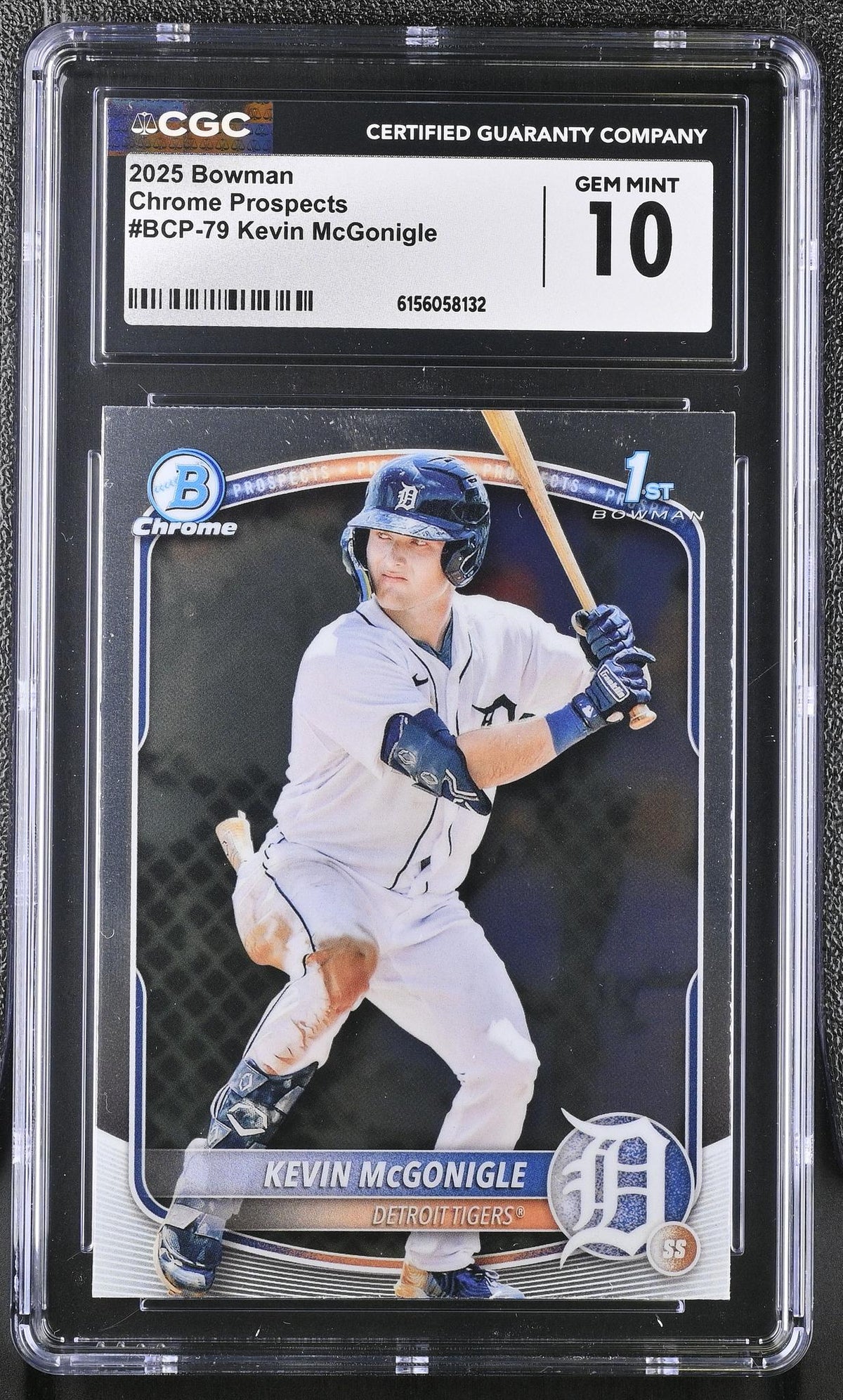 2025 Bowman Chrome Prospects Kevin McGonigle #BCP-79 CGC 10