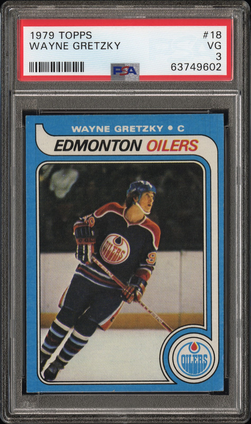 1979 Topps Wayne Gretzky #18 PSA 3