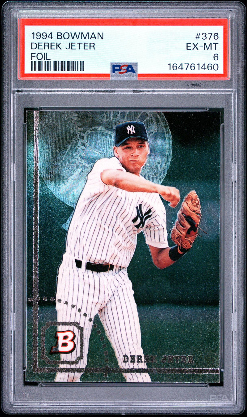 1994 Bowman Foil Derek Jeter #376 PSA 6