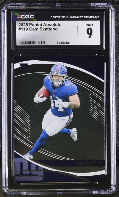 2025 Panini Absolute Cam Skattebo #110 CGC 9