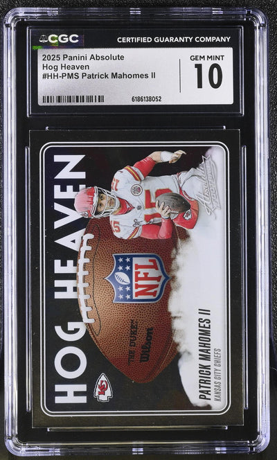 2025 Panini Absolute Hog Heaven Patrick Mahomes II #HH-PMS CGC 10