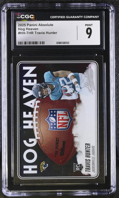 2025 Panini Absolute Hog Heaven Travis Hunter Rookie #HH-THR CGC 9