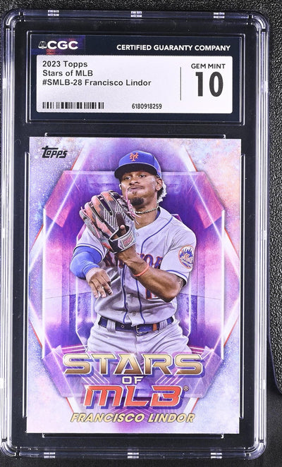 2023 Topps Stars of MLB Francisco Lindor #SMLB-28 CGC 10