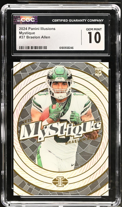 2024 Panini Illusions Mystique Braelon Allen #37 Rookie CGC 10