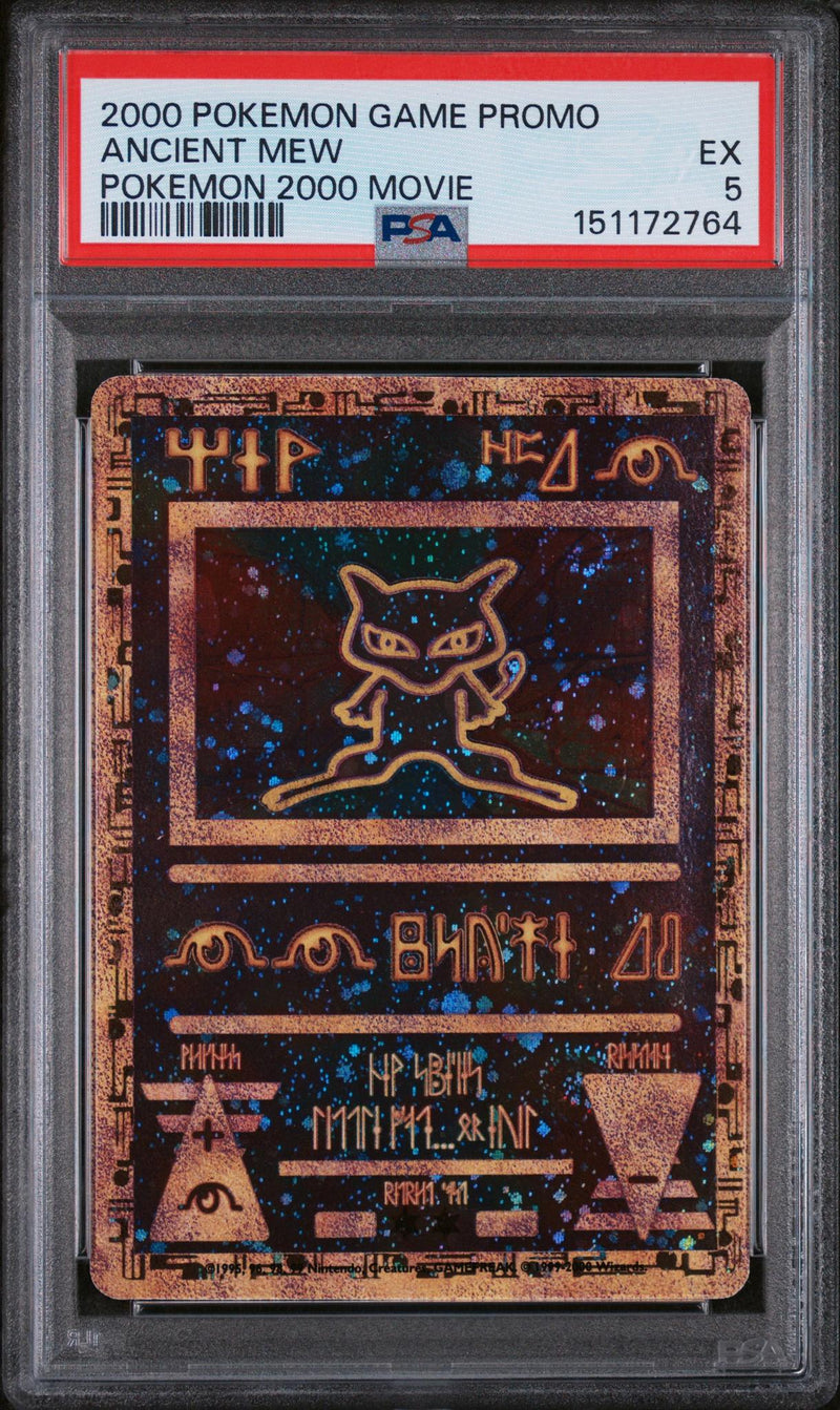 2000 Pokemon Game Promo Movie Ancient Mew PSA 5
