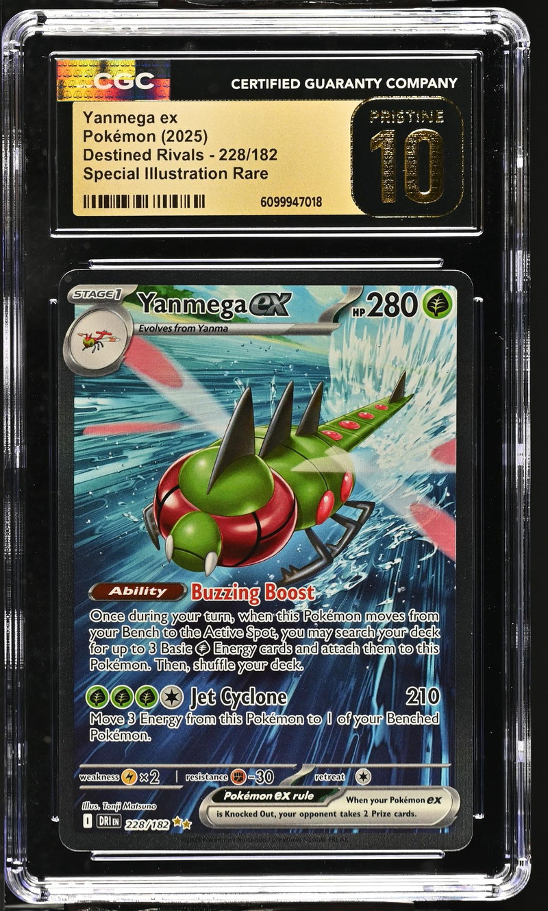 Pokémon Special Illustration Rare Yanmega ex #228/182 CGC 10
