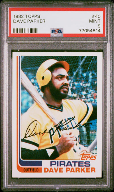 1982 Topps Dave Parker #40 PSA 9