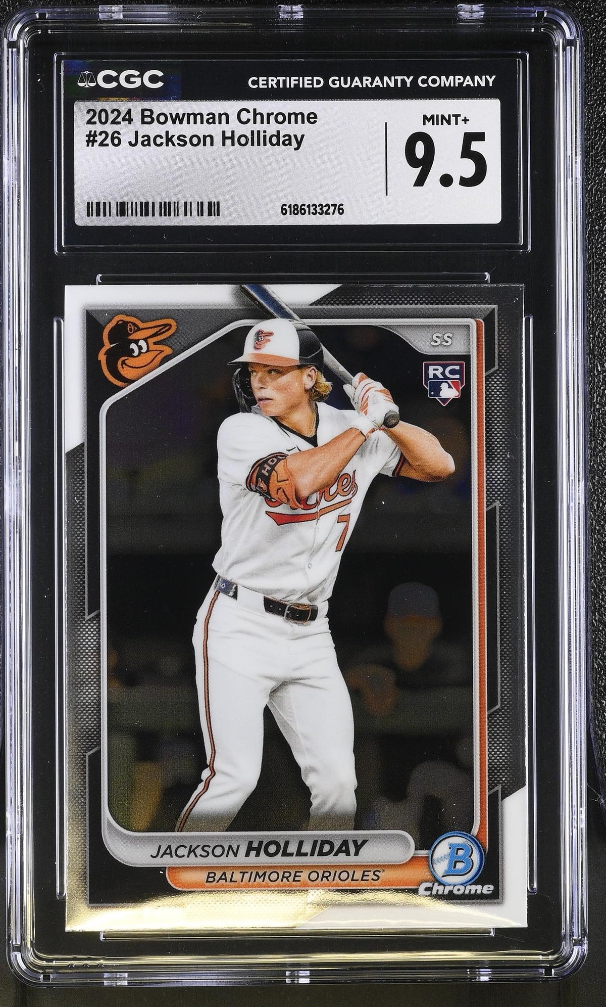 2024 Bowman Chrome Jackson Holliday RC #26 CGC 9.5