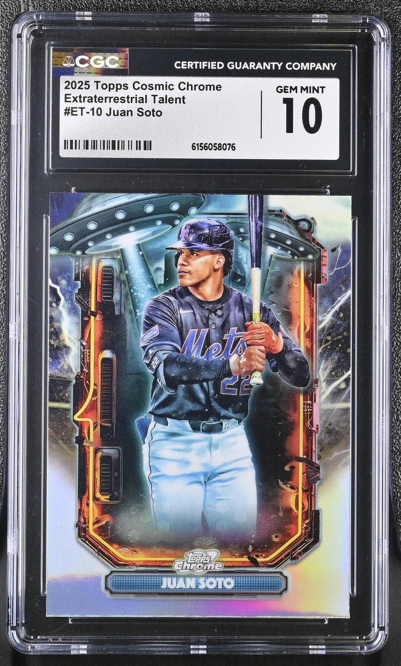 2025 Topps Cosmic Chrome Extraterrestrial Talent Juan Soto #ET-10 CGC