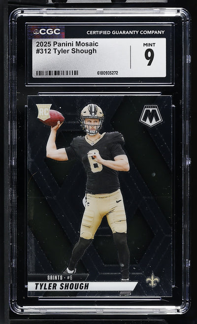 2025 Panini Mosaic Tyler Shough #312 Rookie RCG9 CGC