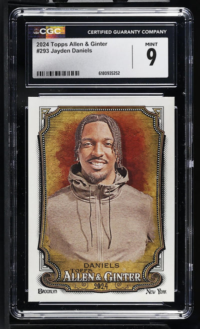 2024 Topps Allen & Ginter Jayden Daniels #293 CGC