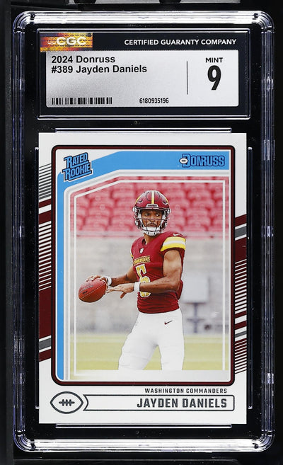 2024 Donruss Jayden Daniels #389 Rated Rookie CGC