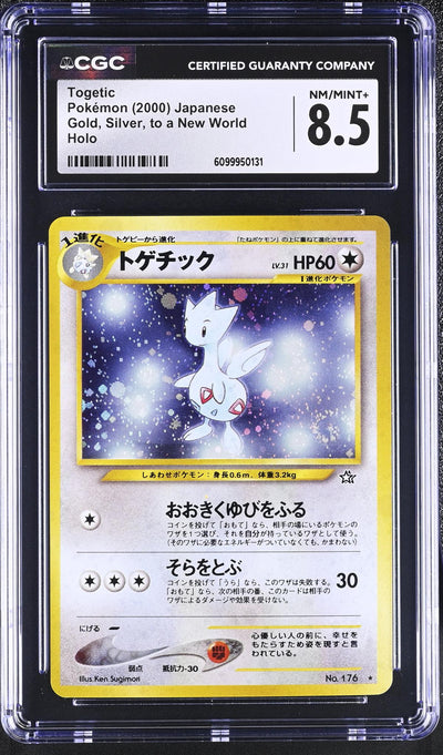 Pokémon Gold Silver to a New World Togetic #176 Holo CGC 8.5