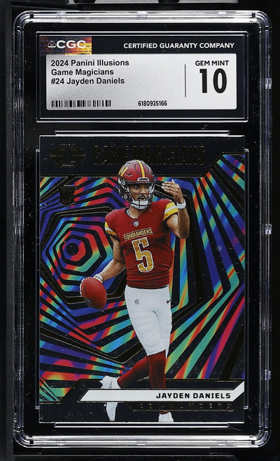 2024 Panini Illusions Game Magicians Jayden Daniels #24 CGC 10