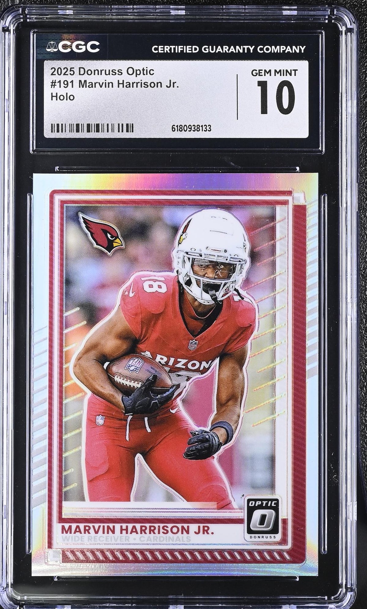 2025 Panini Donruss Optic Marvin Harrison Jr. #191 Holo CGC 10