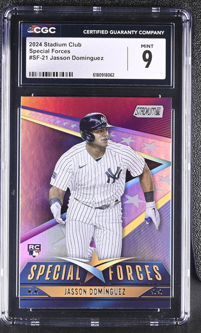2024 Topps Stadium Club Jasson Domínguez #SF-21 Special Forces RC CGC 9