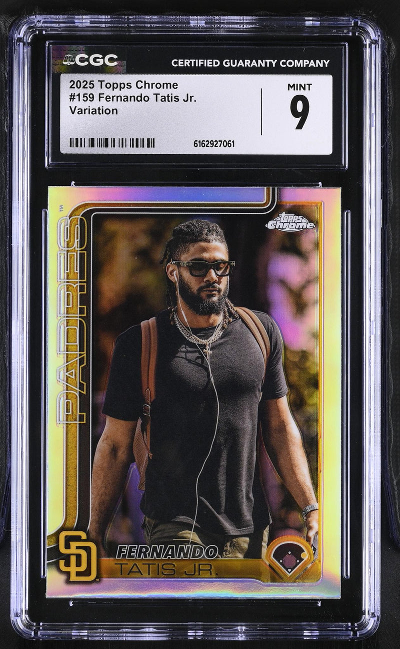 2025 Topps Chrome Fernando Tatis Jr. #159 Variation CGC 9
