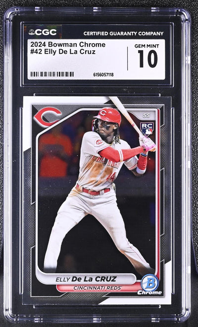 2024 Bowman Chrome Elly De La Cruz #42 Rookie CGC 10